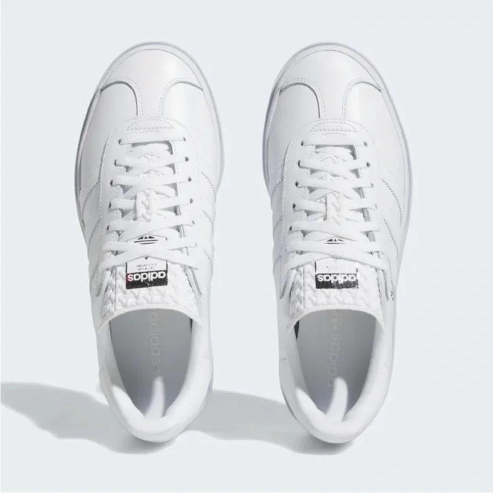 adidas Gazelle Bold Triple White - Picture 4 of 10